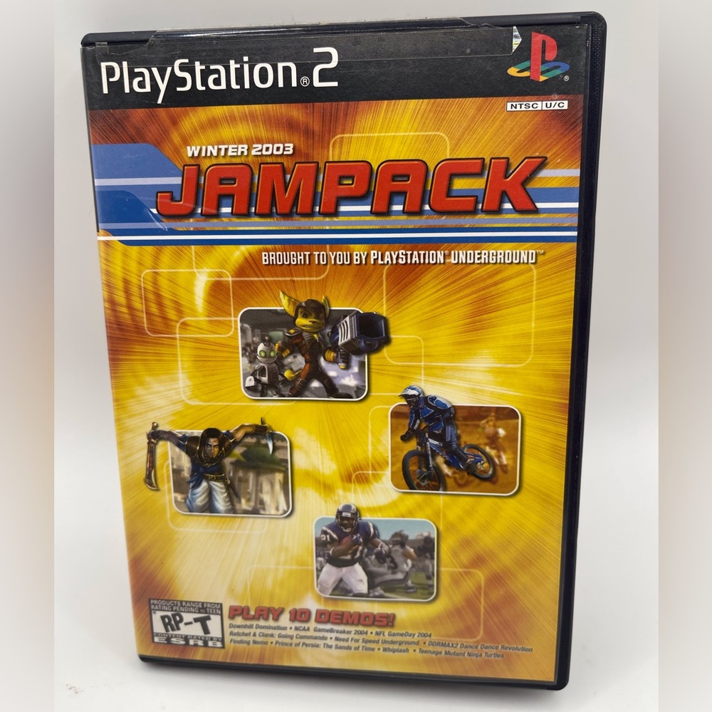 🥰 4/$25 - PlayStation 2 Winter 2003 Jampack Game